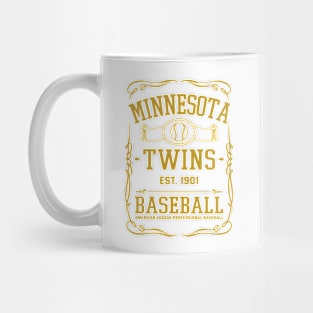 Vintage Twins American Baseball Mug